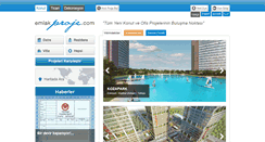 Desktop Screenshot of emlakproje.com